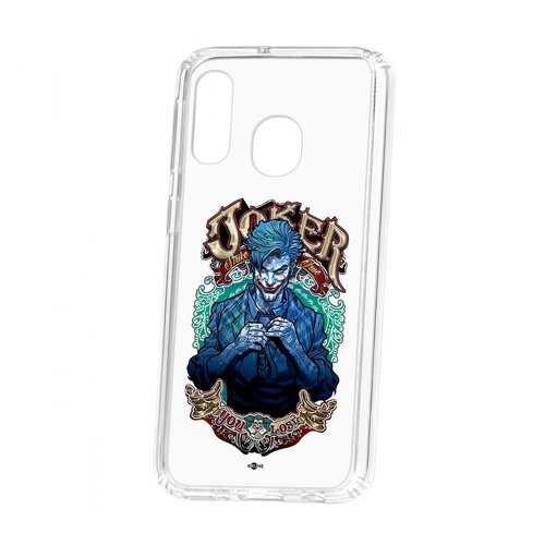 Чехол Kruche Samsung Galaxy A40 2019 Print Джокер в МегаФон