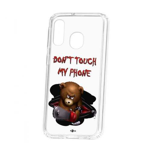 Чехол Kruche Samsung Galaxy A40 2019 Print Не бери мой телефон в МегаФон