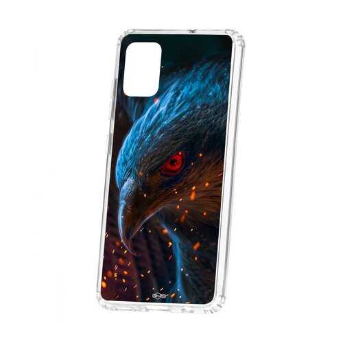 Чехол Kruche Samsung Galaxy A51 Print Орел в МегаФон