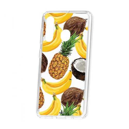 Чехол Kruche Samsung Galaxy A60 2019 Print Тропический микс в МегаФон