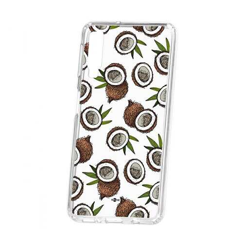 Чехол Kruche Samsung Galaxy A7 (2018) A750 Print Кокосы в МегаФон