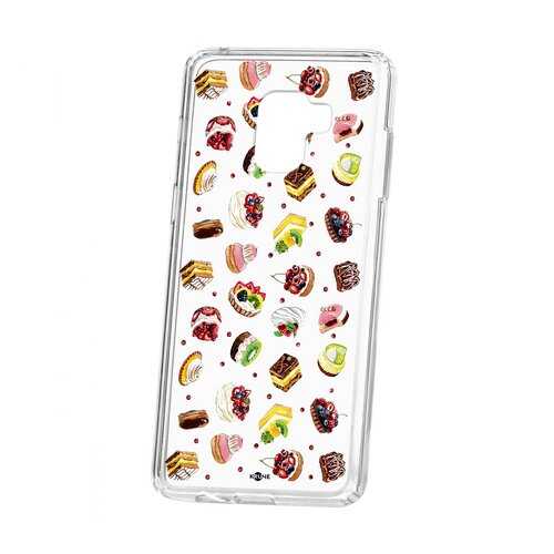 Чехол Kruche Samsung Galaxy A8+ 2018 (A730) Print Cake в МегаФон