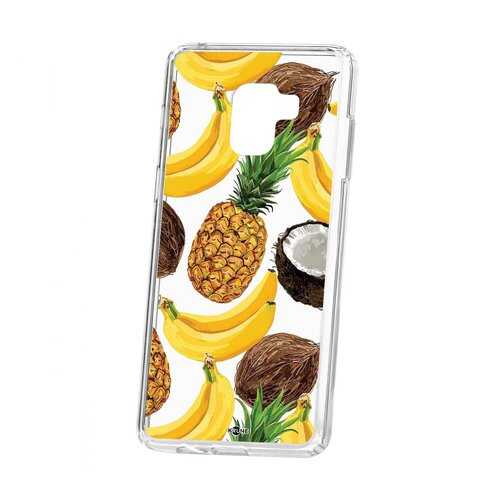 Чехол Kruche Samsung Galaxy A8+ 2018 (A730) Print Тропический микс в МегаФон