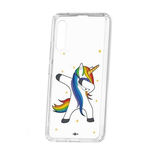 Чехол Kruche Samsung Galaxy A90 5G Print Единорожка в МегаФон