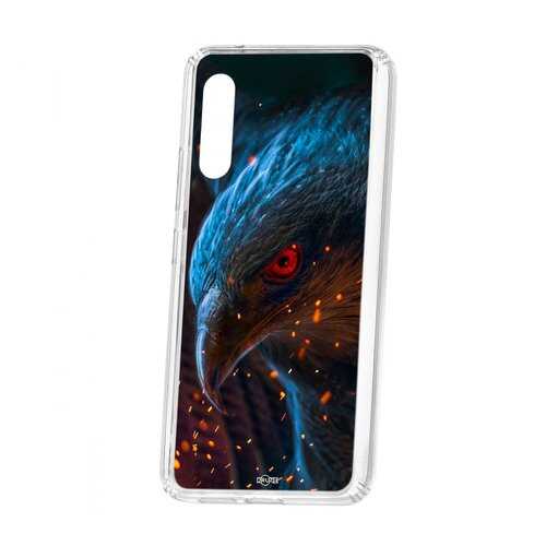 Чехол Kruche Samsung Galaxy A90 5G Print Орел в МегаФон