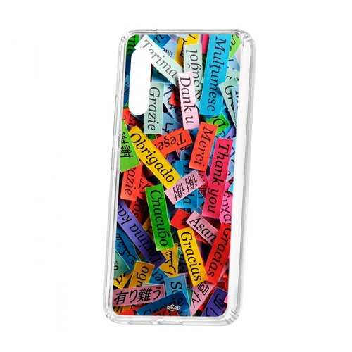 Чехол Kruche Samsung Galaxy A90 5G Print Thank you в МегаФон