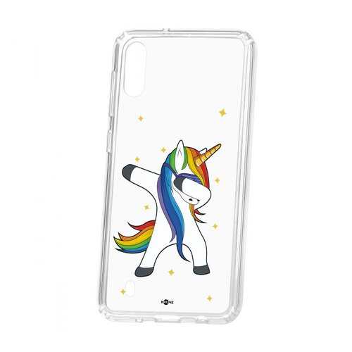 Чехол Kruche Samsung Galaxy M10 Print Единорожка в МегаФон
