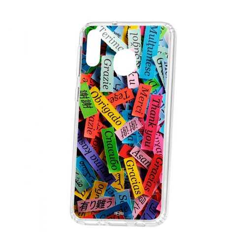 Чехол Kruche Samsung Galaxy M20 Print Thank you в МегаФон