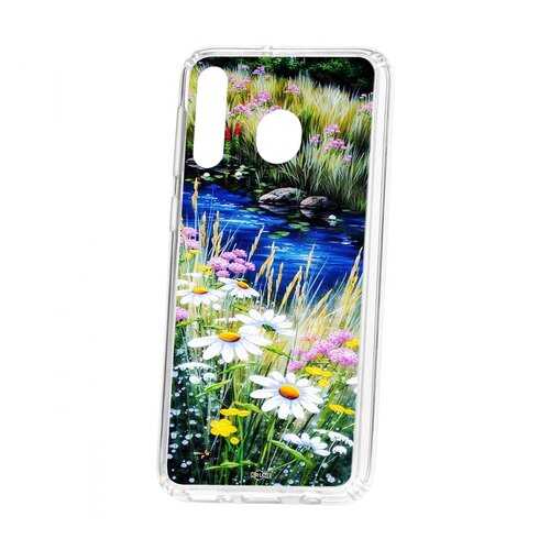 Чехол Kruche Samsung Galaxy M30 Print Ромашки у ручья в МегаФон