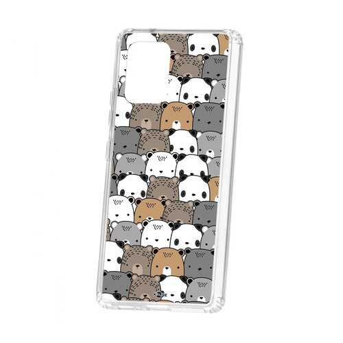 Чехол Kruche Samsung Galaxy S10 Lite Print Медвежата в МегаФон