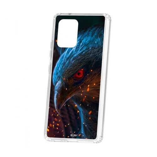 Чехол Kruche Samsung Galaxy S10 Lite Print Орел в МегаФон