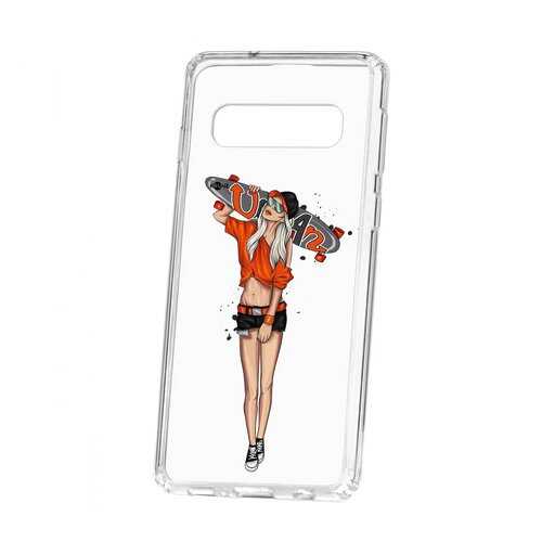 Чехол Kruche Samsung Galaxy S10 Print Лонгборд в МегаФон