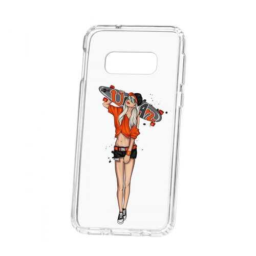 Чехол Kruche Samsung Galaxy S10e Print Лонгборд в МегаФон