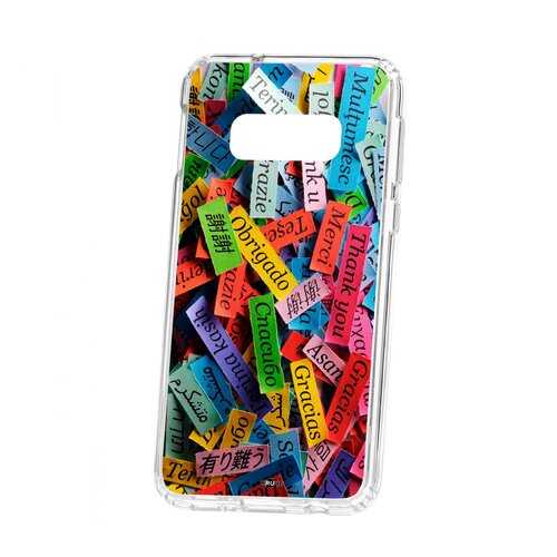 Чехол Kruche Samsung Galaxy S10e Print Thank you в МегаФон