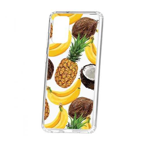 Чехол Kruche Samsung Galaxy S20 Plus Print Тропический микс в МегаФон