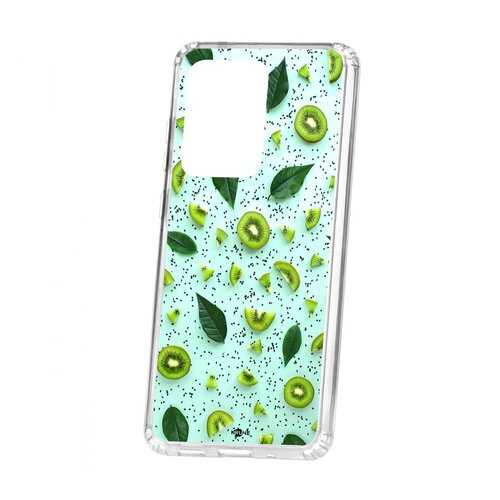 Чехол Kruche Samsung Galaxy S20 Ultra Print Киви в МегаФон