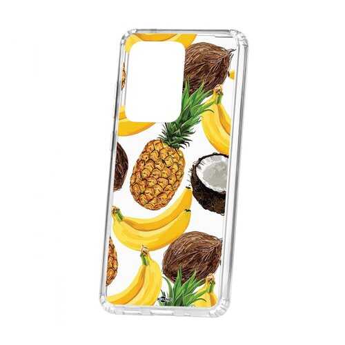 Чехол Kruche Samsung Galaxy S20 Ultra Print Тропический микс в МегаФон