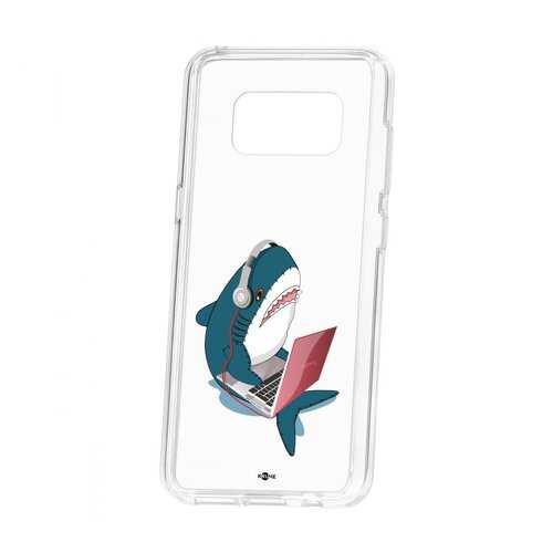 Чехол Kruche Samsung Galaxy S8 Print Акула в МегаФон