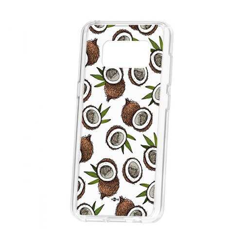 Чехол Kruche Samsung Galaxy S8 Print Кокосы в МегаФон