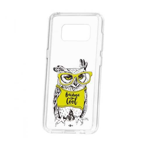 Чехол Kruche Samsung Galaxy S8 Print Сова в очках в МегаФон