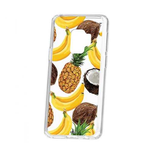 Чехол Kruche Samsung Galaxy S9 Print Тропический микс в МегаФон