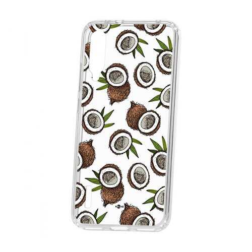 Чехол Kruche Xiaomi Mi A3 Print Кокосы в МегаФон