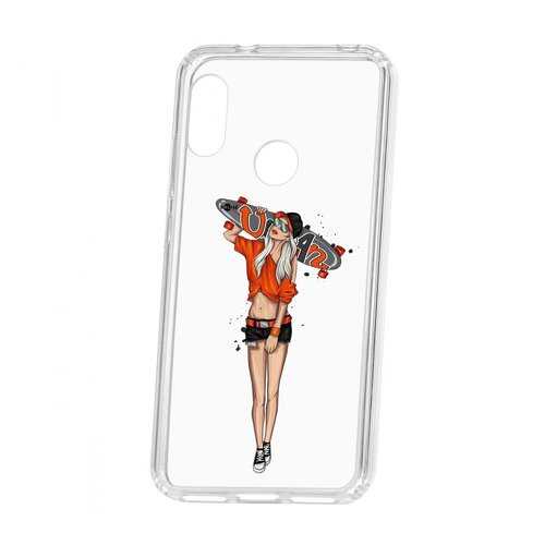 Чехол Kruche Xiaomi Redmi 6 Pro Print Лонгборд в МегаФон