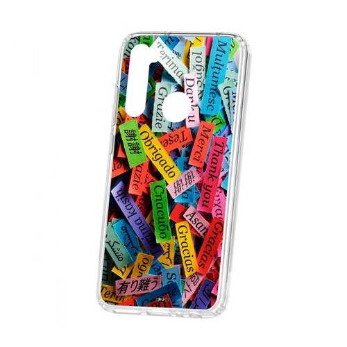 Чехол Kruche Xiaomi Redmi Note 8 Print Thank you в МегаФон