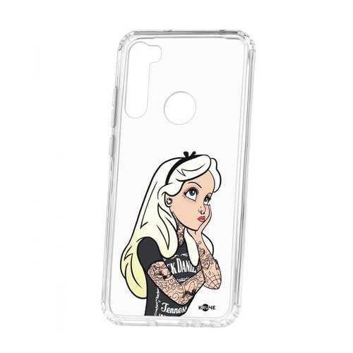 Чехол Kruche Xiaomi Redmi Note 8T Print Tattoo Girl в МегаФон