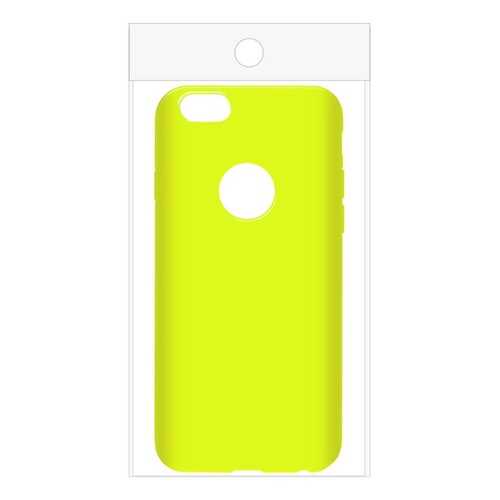 Чехол Krutoff Silicone для iPhone 6/6S Yellow в МегаФон