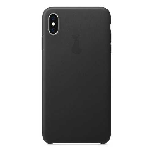 Чехол Leather Case для iPhone XS Max, LCIPXSM-01-BLAC в МегаФон