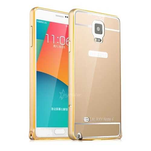 Чехол MyPads для Samsung Galaxy Note 4 Gold в МегаФон