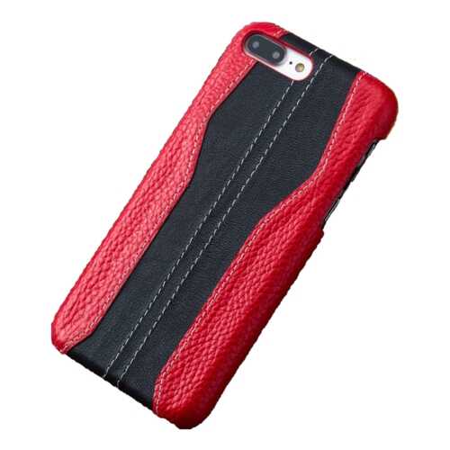 Чехол Mypads Premium для iPhone 6/ 6S 44016 Black/Red в МегаФон
