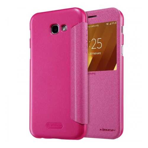 Чехол Nillkin Sparkle Series для Samsung A320 Galaxy A3 (2017) (Розовый) в МегаФон