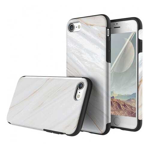 Чехол Rock Origin Series (Textured marble) для Apple iPhone 7/8 White marble в МегаФон