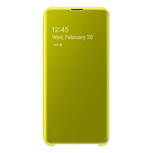 Чехол Samsung Clear View Cover для Galaxy S10E Yellow в МегаФон