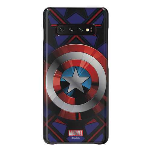 Чехол Samsung для S10+ Captain America Blue/Red/White в МегаФон