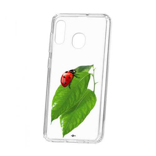 Чехол Samsung Galaxy A20 2019 Kruche Print Ladybug в МегаФон