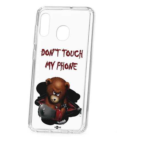Чехол Samsung Galaxy A20 2019 Kruche Print Не бери мой телефон в МегаФон