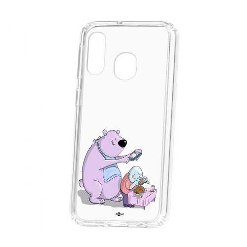 Чехол Samsung Galaxy A40 Kruche Print Foodstagramm в МегаФон