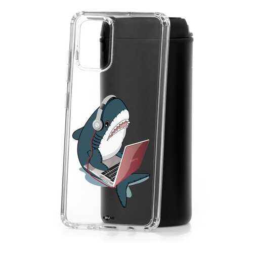 Чехол Samsung Galaxy A51 Kruche Print Акула в МегаФон