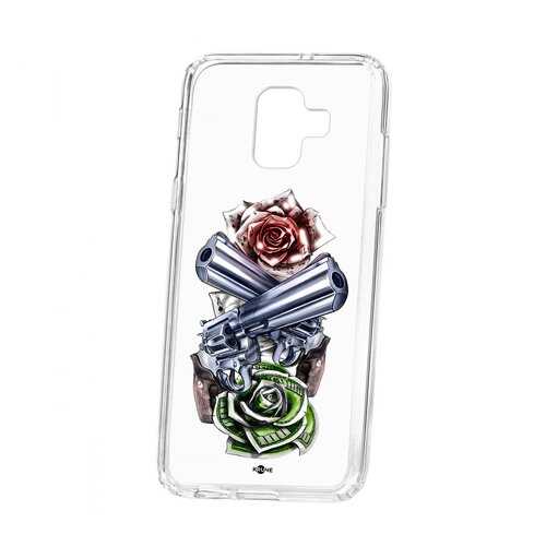Чехол Samsung Galaxy A6 (2018) A600f Kruche Print Карты деньги 2 ствола в МегаФон