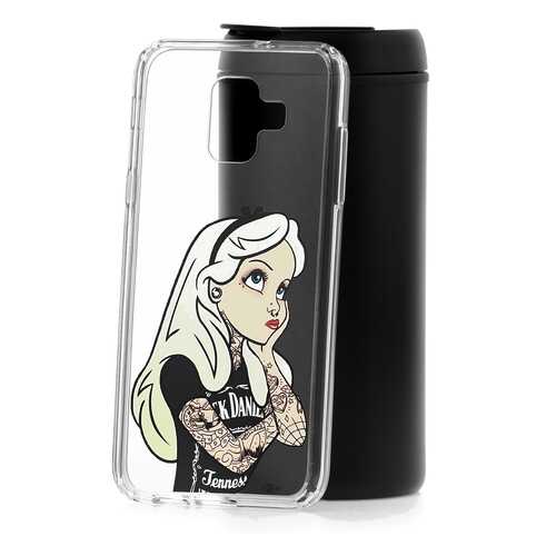 Чехол Samsung Galaxy A6 (2018) A600f Kruche Print Tattoo Girl в МегаФон