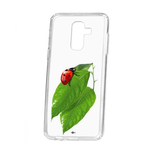 Чехол Samsung Galaxy A6 Plus (2018) A605f Kruche Print Ladybug в МегаФон