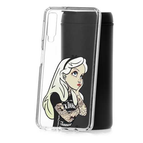 Чехол Samsung Galaxy A7 (2018) A750 Kruche Print Tattoo Girl в МегаФон