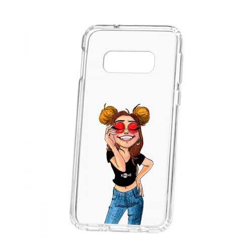 Чехол Samsung Galaxy S10e Kruche Print Smiling в МегаФон