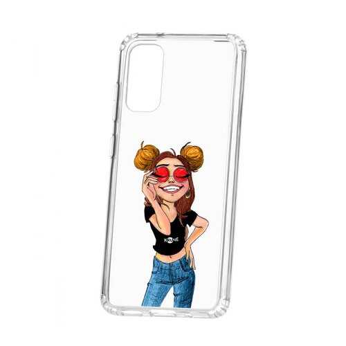 Чехол Samsung Galaxy S20 Kruche Print Smiling в МегаФон