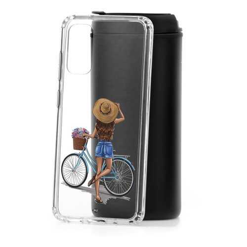 Чехол Samsung Galaxy S20 Kruche Print Велосипедная прогулка в МегаФон