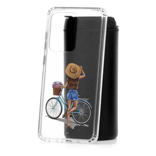 Чехол Samsung Galaxy S20 Ultra Kruche Print Велосипедная прогулка в МегаФон