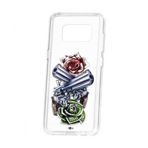 Чехол Samsung Galaxy S8 Kruche Print Карты деньги 2 ствола в МегаФон